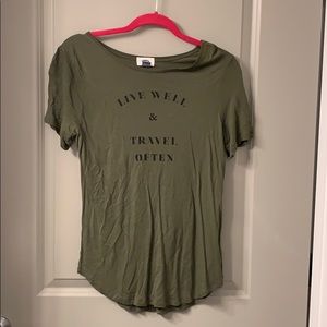 Olive green t-shirt